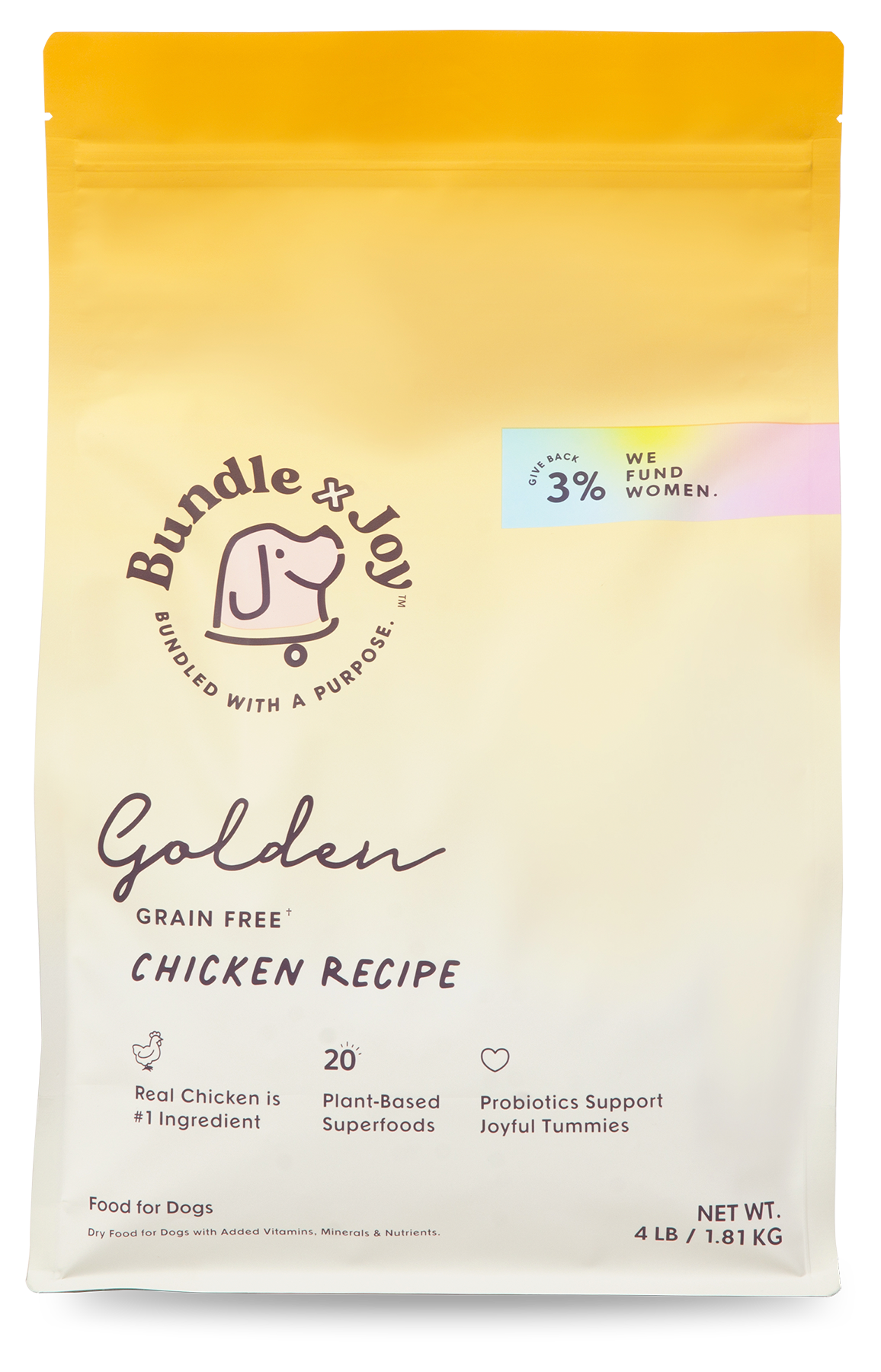 Bundle x Joy Golden Superfood Dry Dog Food Real Chicken – Doggy Pawz