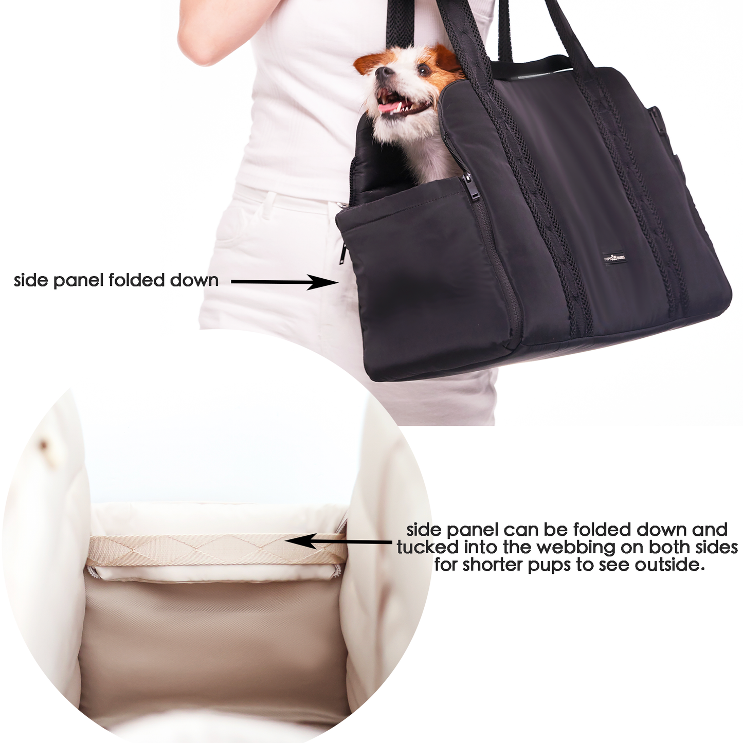 Everywhere Convertible Dog Tote - Versatile Pet Carrier for Travel & Outdoor Adventures