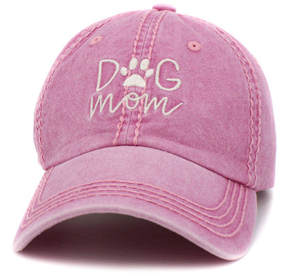 Dog Mom Vintage Baseball Cap