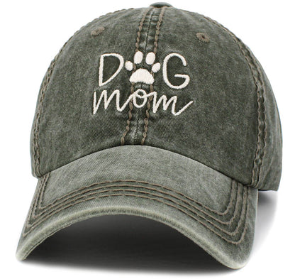 Dog Mom Vintage Baseball Cap