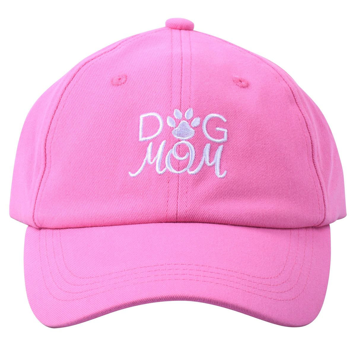 NEW ANB FASHION women\'s dog mom cap in pink Dog Mom Embroidered Vintage Cap — Washed Pink Baseball Hat  main image 3